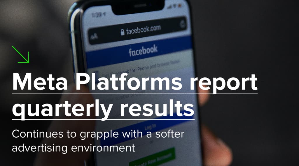 Meta Platforms report quarterly results