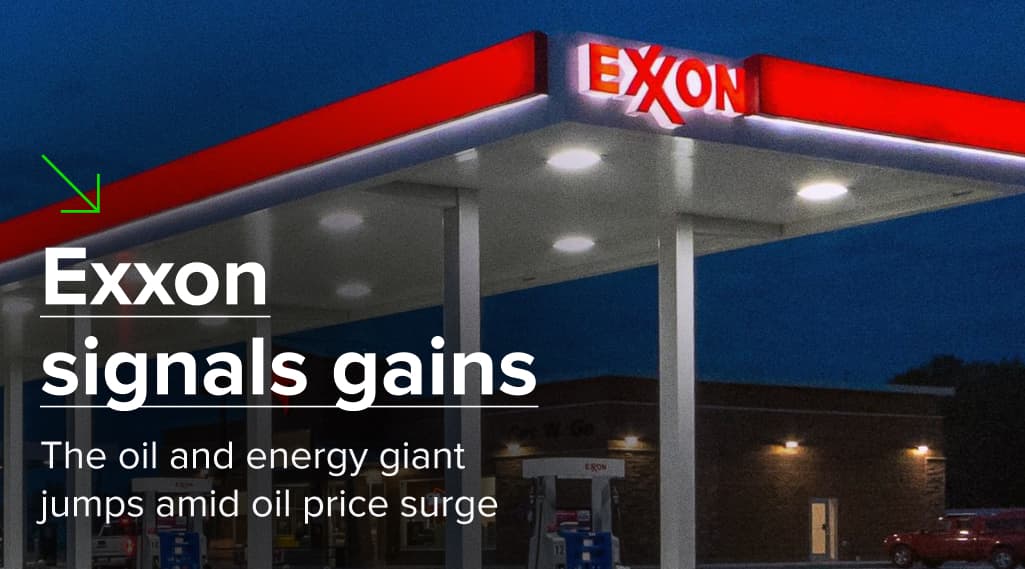 Exxon signals gains