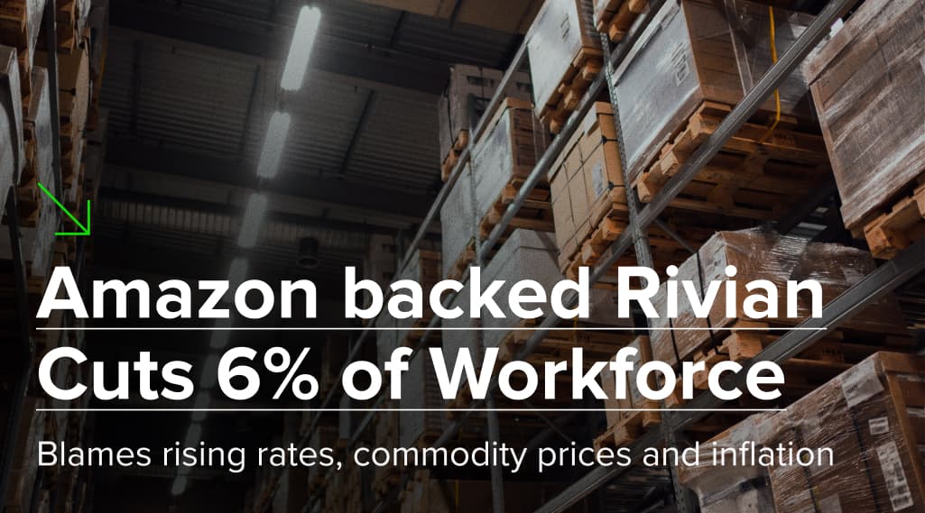 Amazon backed Rivian Cuts 6% of Workforce